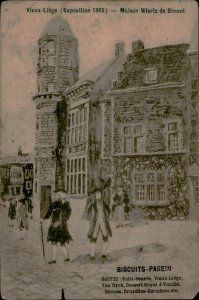 B576 Belgium Liege maison Wiertz du Dinant exposition 1905