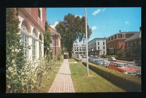 Peterborough, New Hampshire/NH Postcard, Business Area, 1950's Cars