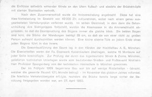 B227 Germany Echelsbacher Bruecke Bridge vintage postcard