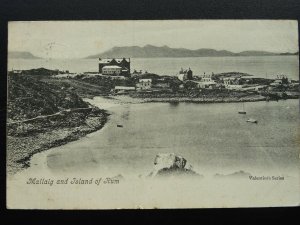 Scotland MALLAIG & ISLAND OF RUM c1902 UB Postcard by Valentine