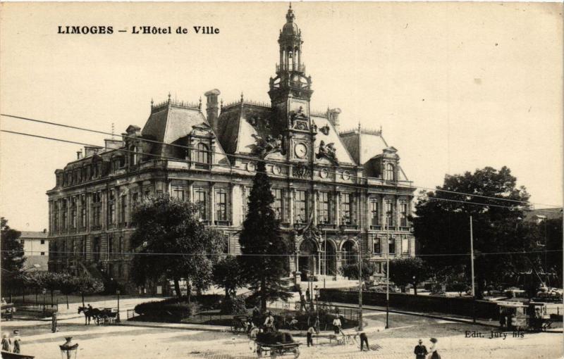 CPA LIMOGES - L'Hotel de Ville (390678)