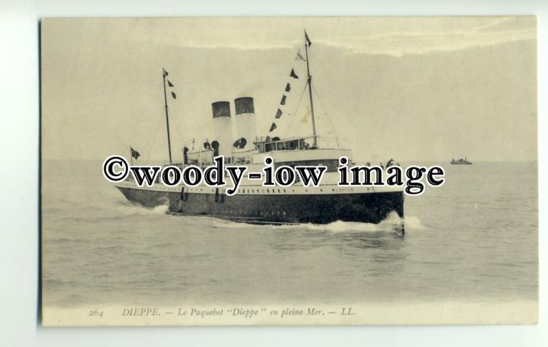 f0332 - LB&SCR Ferry - Dieppe - postcard LL no 264