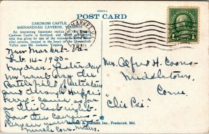 Vtg 1930 Cardross Castle Shenandoah Caverns Virginia VA Postcard