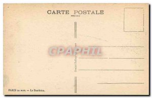 Old Postcard Paris Night Pantheon