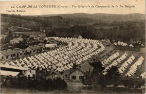 CPA MILITAIRE Camp de la Courtine-Vue Générale du Campement (316376)