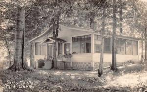 Sextons Mill Lake Cabin Scenic View Real Photo Postcard J60556