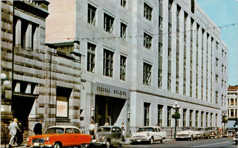 Federal Building Victoria BC Post Office Unused Vintage Postcard G38