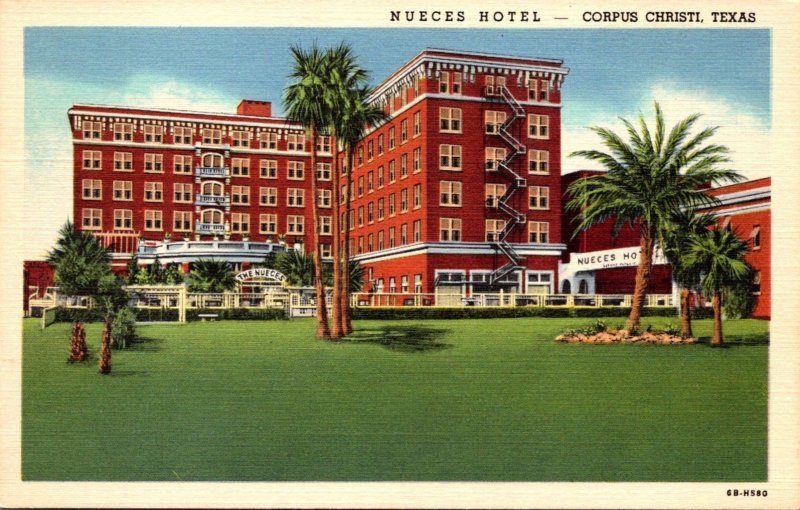 Texas Corpus Christi Nueces Hotel Curteich