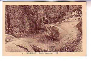 Little Boy on Rock, Huelgoat, France,