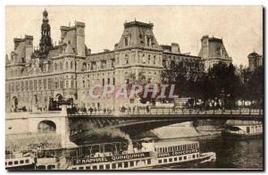 Paris - 4 - L & # 39Hotel City - St Raphael Quinquina - Old Postcard
