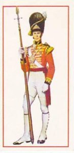 Carreras Vintage Cigarette Card Military Uniforms 1976 No 20 Sergeant 1815 Fi...