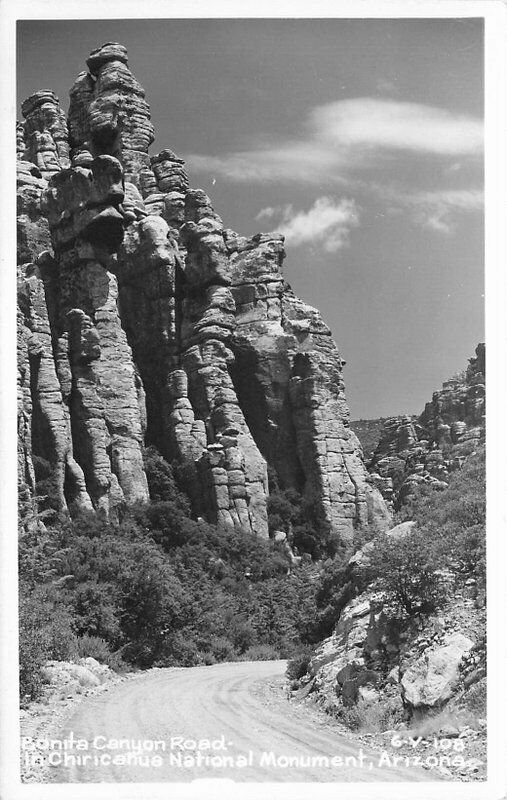 Arizona Bonita Chiricanua National Monument 1950s RPPC Photo Postcard20-10471