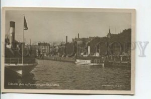 439558 NORWAY Kristiania steamship FRAMNES 4 Vintage photo postcard