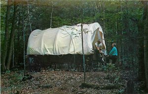 NH, Winnipesaukee, New Hampshire, Geneva Point Camp Covered Wagon, DP No 97060B