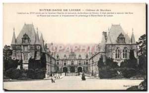 Old Postcard Notre Dame De Liesse Chateau de Marchais