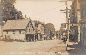 Wilton ME Main Street Storefronts Livery Stable L. B. Leavitt Lawyer RPPC