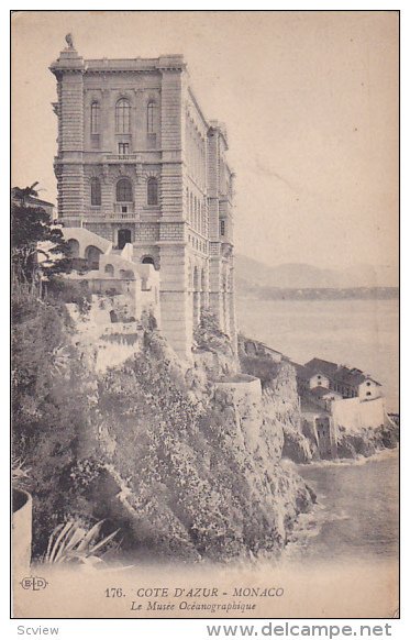 Le Musee Oceanographique, COTE D'AZUR, Monaco, 1900-1910s