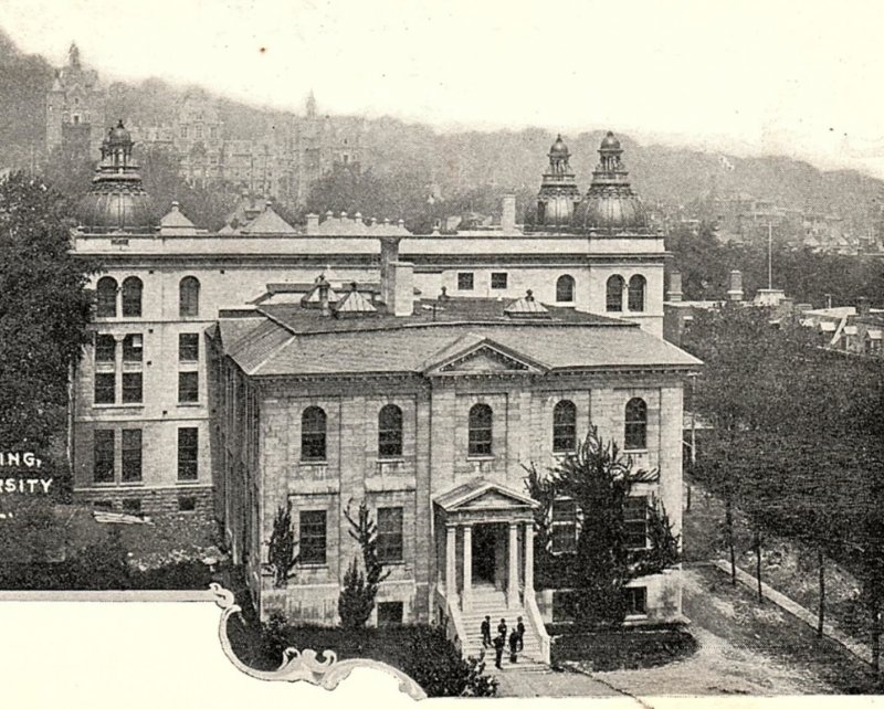 1905 MONTREAL McGILL UNIVERSITY MEDICAL BUILDING EARLY UNDIVIDED POSTCARD 43-18