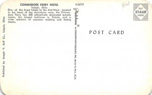 Commodore Perry Hotel Toledo, Ohio OH Postcard