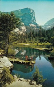 USA Yosemite National Park California Mirror Lake Postcard 07.54