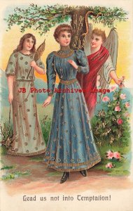 8 Postcard Set, ASB No 264, Lords Prayer, Angels, Children 