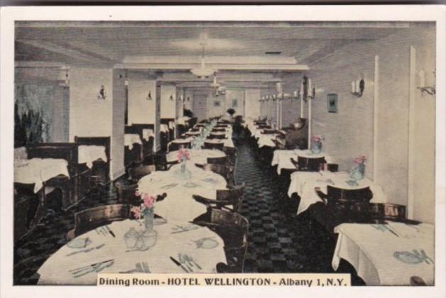 New York Albany Dining Room Hotel Wellington