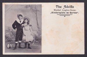 Vintage postcard Germany Circus The Adolfis Musical Jugglers