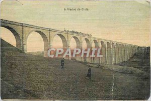 Postcard Old Viaduct Cluis (TOILEE map)