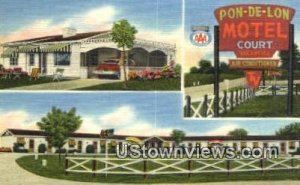 Pon De Lon Motel Court, Linen - Walton, KY