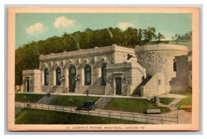 St Joseph Shrine Montreal Quebec Canada UNP WB Postcard Z7