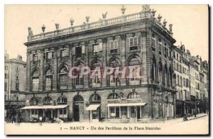 Postcard Old Undes Nancy Place Stanislas Pavilions