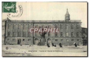 Old Postcard Montauban Exchange and Commercial Court