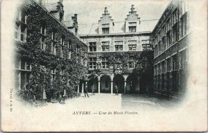 Belgium Anvers Cour du Musee Plantin Antwerp Postcard 04.35