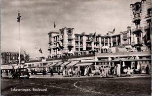 Netherlands Scheveningen Boulevard RPPC B255