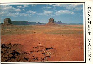 Monument Valley, Arizona-Utah border, United States, sandstone buttes, Postcard