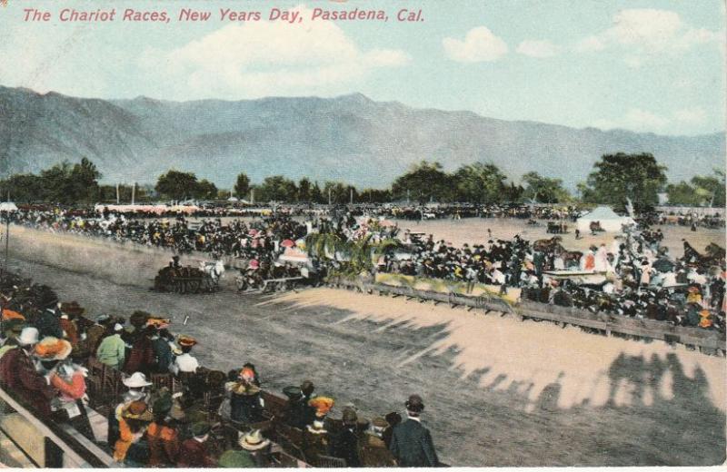 Chariot Races on New Year's Day - Pasadena CA, California - DB