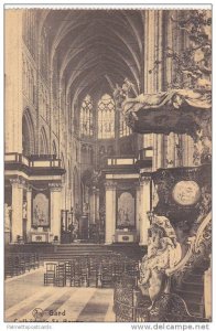 Interior View, Vue Sur la Nef Centrale et le Choeur, Cathedrale St. Bavon, Ga...