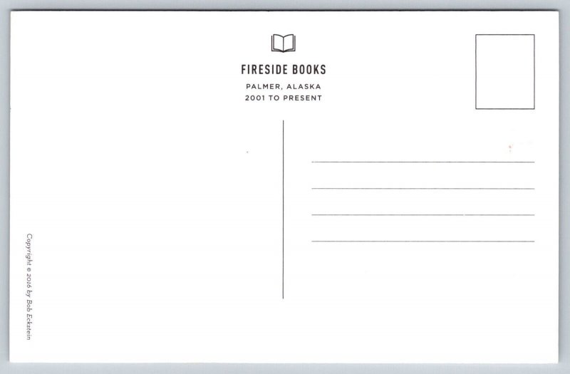 Fireside Books   Palmer  Alaska    Postcard