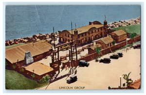 1933 Chicago World's Fair Century of Progress Lincoln Group Vintage Postcard 