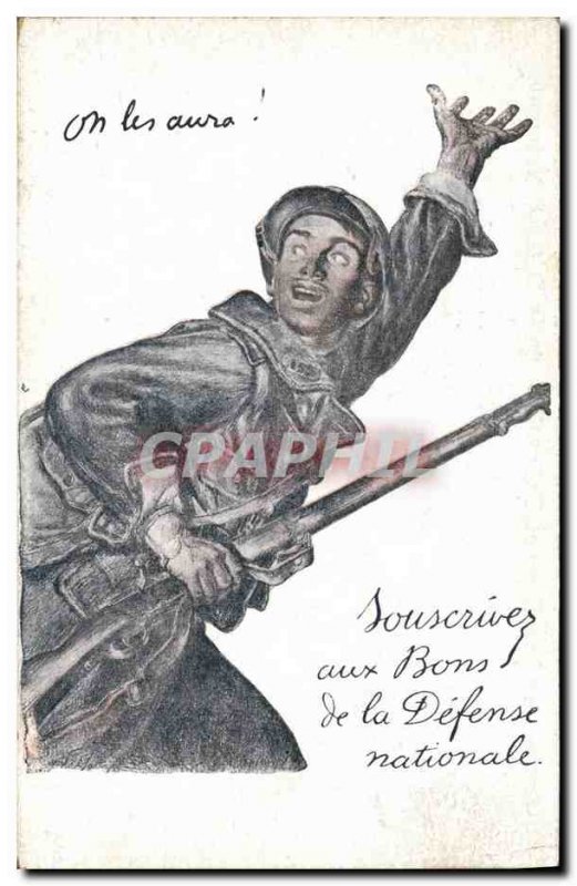 Vintage Postcard Militaria One will-have 'em