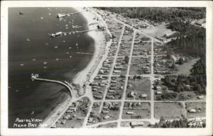 Neah Bay WA Aerial View ELLIS Real Photo Postcard