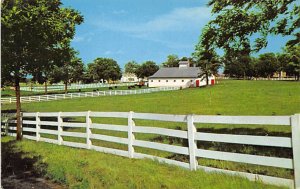 Picturesque horse farm in the heart of the bluegrass region Lexington Kentucky  