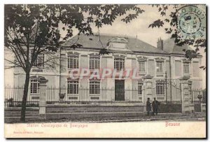 Old Postcard Beaune Burgundy winemaking Station