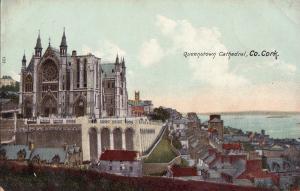 QUEENSTOWN CATHEDRAL Ireland Cobh church IRELAND IRISH c1910 Postcard