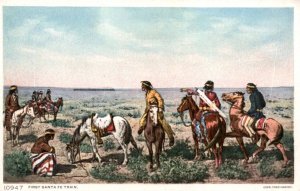 First Santa Fe Train,Indians Western