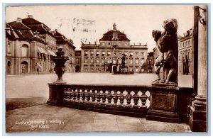 Ludwigsburg Germany Postcard Ludwigsburg Residential Palace 1923 Vintage