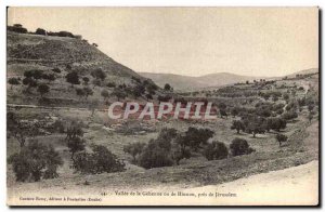 Israel - Vallee of Gehenna or Hinnou near Jerusalem Old Postcard