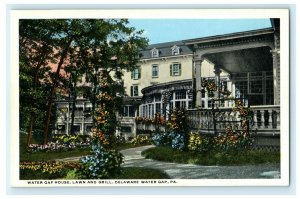 Water Gap House Lawn and Grill Delaware Pennsylvania Vintage Postcard 