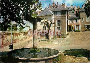 Postcard Modern Terrasson (Dordogne) Colors and Light France Fontaine Saint J...