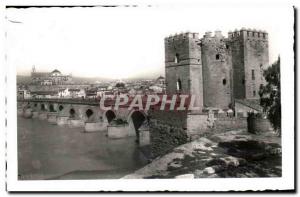 Postcard Old Cordoba Puente Romano Bridge Ramain